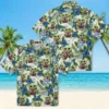 Los Angeles Angels Hawaiian Shirt - Tropical Yoda Green Aloha Shirt