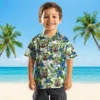 Los Angeles Angels Hawaiian Shirt - Tropical Yoda Green Aloha Shirt