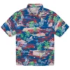 Los Angeles Dodgers Hawaiian Shirt - Tropical Palms Aloha Shirt
