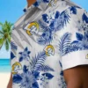 Los Angeles Rams Hawaiian Shirt - Personalized Baseball Floral Hibiscus Palm Leaves Aloha Shirt