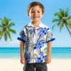 Los Angeles Rams Hawaiian Shirt - Personalized Baseball Floral Patriotic Hibiscus Aloha Shirt