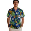 Los Angeles Rams Hawaiian Shirt - Personalized Baseball Floral Toucan Hibiscus Pineapple Aloha Shirt