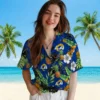 Los Angeles Rams Hawaiian Shirt - Personalized Baseball Floral Toucan Hibiscus Pineapple Aloha Shirt