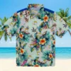 Los Angeles Rams Hawaiian Shirt - Personalized Baseball Floral Tropical Foliage Green Aloha Shirt