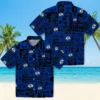 Los Angeles Rams Hawaiian Shirt - Personalized Baseball Floral Tropical Patchwork Aloha Shirt