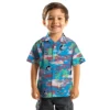 Miami Marlins Hawaiian Shirt - Tropical Palms Aloha Shirt