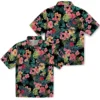 Miami Marlins Hawaiian Shirt - Personalized Hibiscus Paradise Aloha Shirt