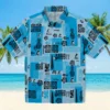 Miami Marlins Hawaiian Shirt - Tribal Symbols Blue Aloha Shirt