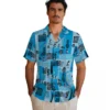 Miami Marlins Hawaiian Shirt - Tribal Symbols Blue Aloha Shirt