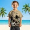 New Orleans Saints Hawaiian Shirt - Beach Sunset Gold Black Aloha Shirt