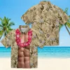 New Orleans Saints Hawaiian Shirt - Chest Illusion Gold Aloha Shirt