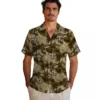 New Orleans Saints Hawaiian Shirt - Coastal Palms Gold Aloha Shirt