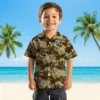 New Orleans Saints Hawaiian Shirt - Coastal Palms Gold Aloha Shirt