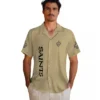 New Orleans Saints Hawaiian Shirt - Stuart Minion Gold Aloha Shirt
