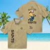 New Orleans Saints Hawaiian Shirt - Stuart Minion Gold Aloha Shirt