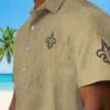 New Orleans Saints Hawaiian Shirt - Stuart Minion Gold Aloha Shirt