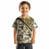 New Orleans Saints Hawaiian Shirt - Sunset Palms Gold White Aloha Shirt