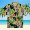 New Orleans Saints Hawaiian Shirt - Toucan Hibiscus Pineapple Gold Green Aloha Shirt