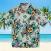 New Orleans Saints Hawaiian Shirt - Tropical Foliage Green Aloha Shirt