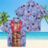 New York Giants Hawaiian Shirt - Chest Illusion Blue Aloha Shirt