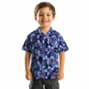 New York Giants Hawaiian Shirt - Floral Pineapple Blue Aloha Shirt