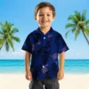 New York Giants Hawaiian Shirt - Palm Leaf Blue Aloha Shirt