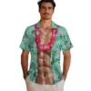 New York Jets Hawaiian Shirt - Chest Illusion Green Aloha Shirt
