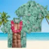 New York Jets Hawaiian Shirt - Chest Illusion Green Aloha Shirt