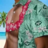 New York Jets Hawaiian Shirt - Chest Illusion Green Aloha Shirt