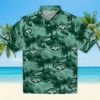 New York Jets Hawaiian Shirt - Coastal Palms Green Aloha Shirt