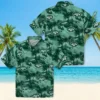 New York Jets Hawaiian Shirt - Coastal Palms Green Aloha Shirt