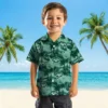 New York Jets Hawaiian Shirt - Coastal Palms Green Aloha Shirt