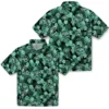 New York Jets Hawaiian Shirt - Floral Pineapple Green Aloha Shirt