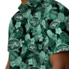 New York Jets Hawaiian Shirt - Floral Pineapple Green Aloha Shirt