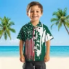 New York Jets Hawaiian Shirt - Stitched Flag Green Aloha Shirt