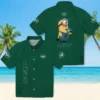 New York Jets Hawaiian Shirt - Stuart Minion Green Aloha Shirt