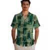 New York Jets Hawaiian Shirt - Tribal Symbols Green Aloha Shirt