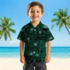 New York Jets Hawaiian Shirt - Tropical Patchwork Green Black Aloha Shirt