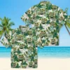New York Jets Hawaiian Shirt - Tropical Yoda Green Aloha Shirt