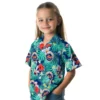 New York Mets Hawaiian Shirt - Custom Hibiscus Blossoms Blue Aloha Shirt