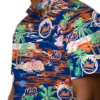 New York Mets Hawaiian Shirt - Tropical Palms Aloha Shirt