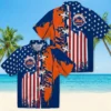 New York Mets Hawaiian Shirt - Stitched Flag Blue Aloha Shirt