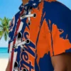 New York Mets Hawaiian Shirt - Stitched Flag Blue Aloha Shirt