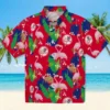New York Yankees Hawaiian Shirt - Flamingo Foliage Navy Green Aloha Shirt
