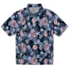 New York Yankees Hawaiian Shirt - Floral Pineapple Navy Aloha Shirt
