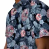 New York Yankees Hawaiian Shirt - Floral Pineapple Navy Aloha Shirt