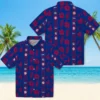New York Yankees Hawaiian Shirt - Framed Floral Navy Aloha Shirt