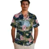 New York Yankees Hawaiian Shirt - Palm Horizon Navy Aloha Shirt