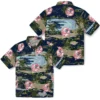 New York Yankees Hawaiian Shirt - Palm Horizon Navy Aloha Shirt