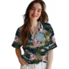 New York Yankees Hawaiian Shirt - Palm Horizon Navy Aloha Shirt